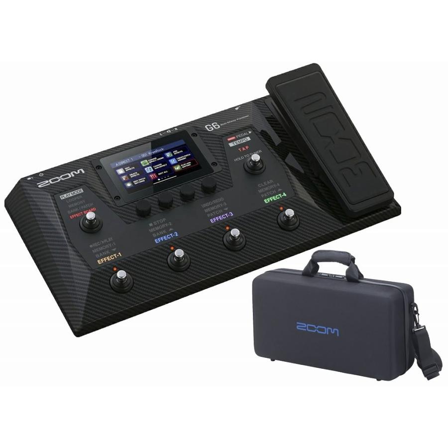 ZOOM G6 マルチエフェクター　専用キャリングバッグ付き ズーム（zoom） ZOOM / G6 Multi-Effects Processor + CBG-6 純正