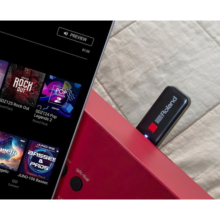 （わあ）美品　Roland GOKEYS3-RD ダンパーペダル&ケース付 ローランド Roland / GOKEYS3-RD [背負えるキャリング・バッグ