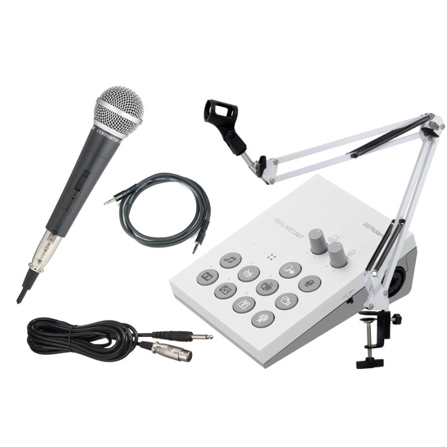 Roland Go Livecast マイク アームスタンド白 Auxケーブル付のカンタン配信スタートセット Yrk 80 Golive 02whset イシバシ楽器 通販 Yahoo ショッピング
