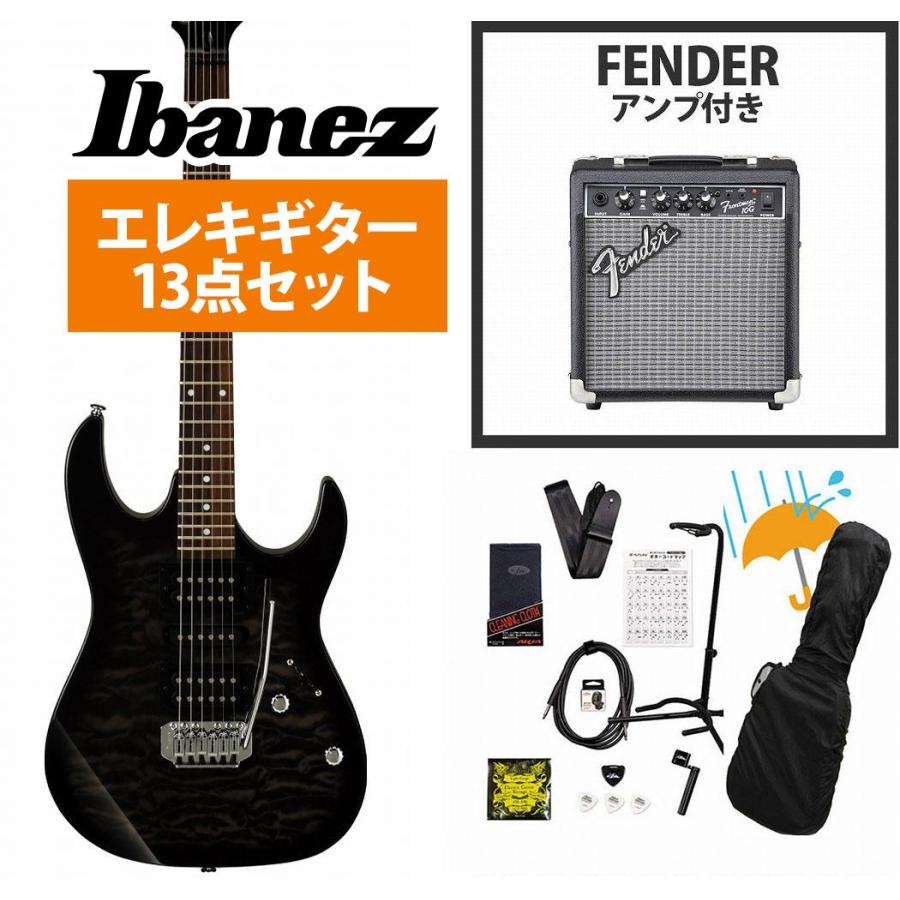 Ibanez（アイバニーズ） Ibanez / GRX70QA-TKS Transparent Black 