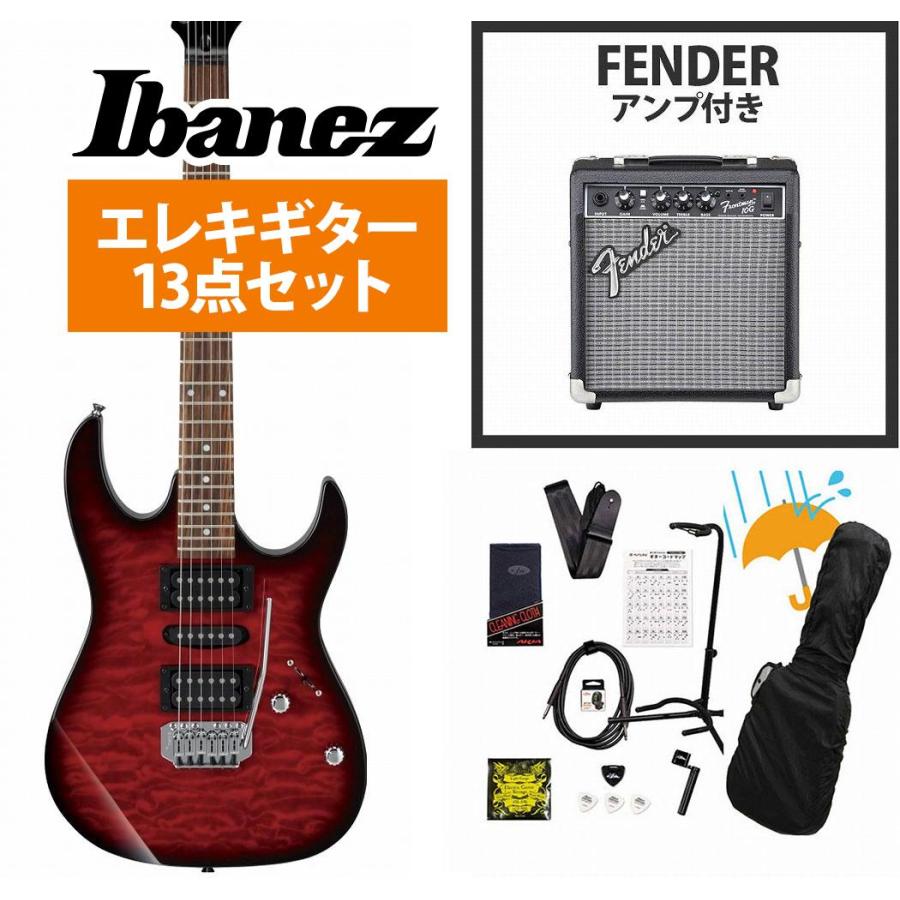Ibanez（アイバニーズ） Ibanez / GRX70QA-TRB Transparent Red Burst