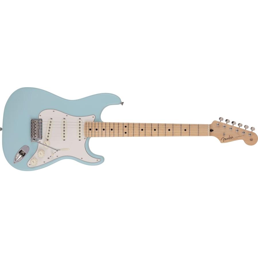 Fender / Made in Japan Junior Collection Stratocaster Maple FB Satin Daphne Blue  BOSS KATANA MINI アンプ付き13点セット！の画像