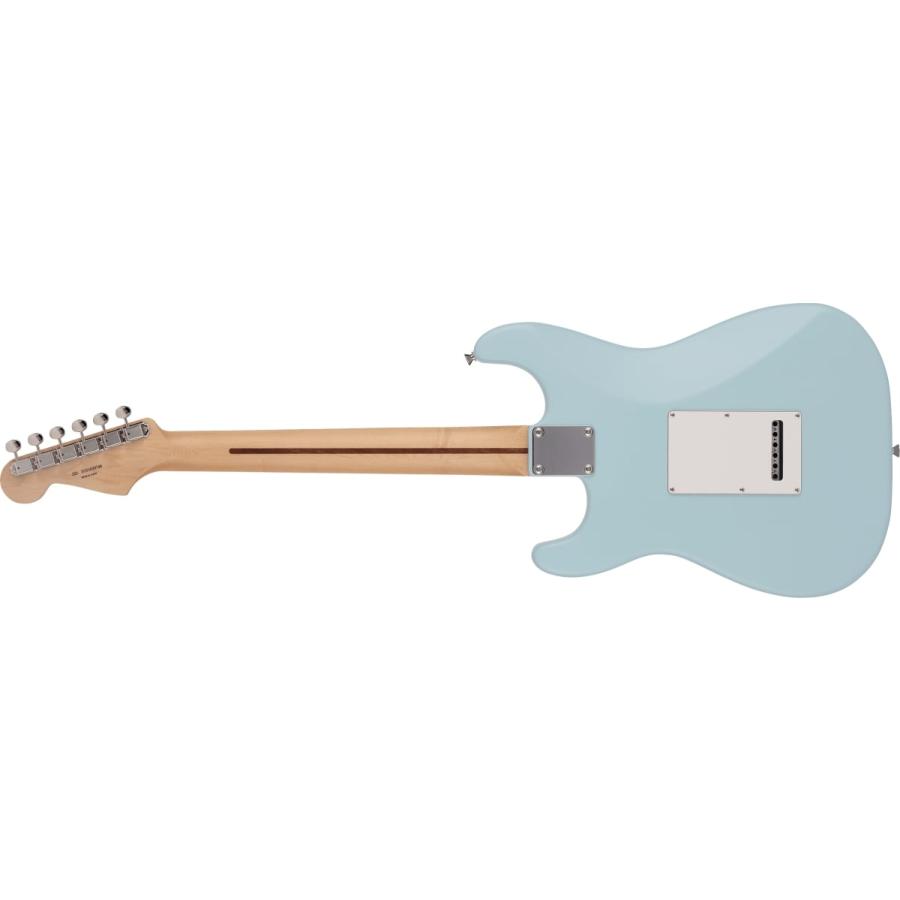 Fender / Made in Japan Junior Collection Stratocaster Maple FB Satin Daphne Blue  BOSS KATANA MINI アンプ付き13点セット！の画像