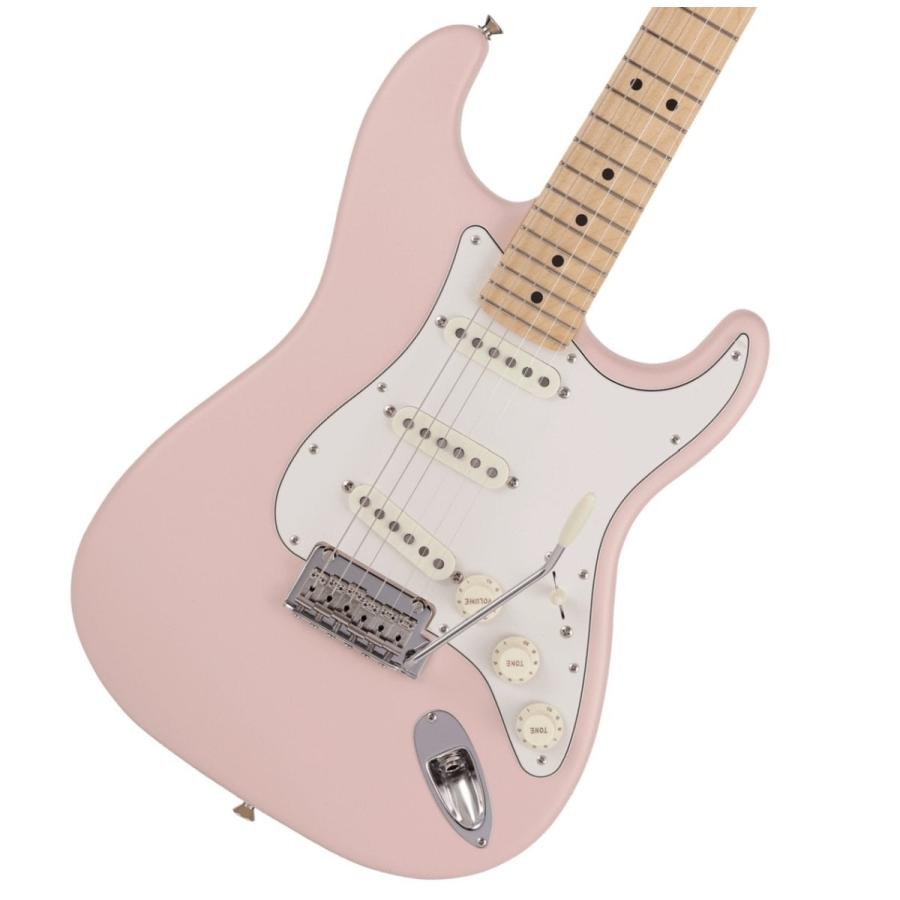 Fender / Made in Japan Junior Collection Stratocaster Maple FB Satin Shell Pink (ショートスケール)  BOSS KATANA MINI アンプ付き13点セット！の画像