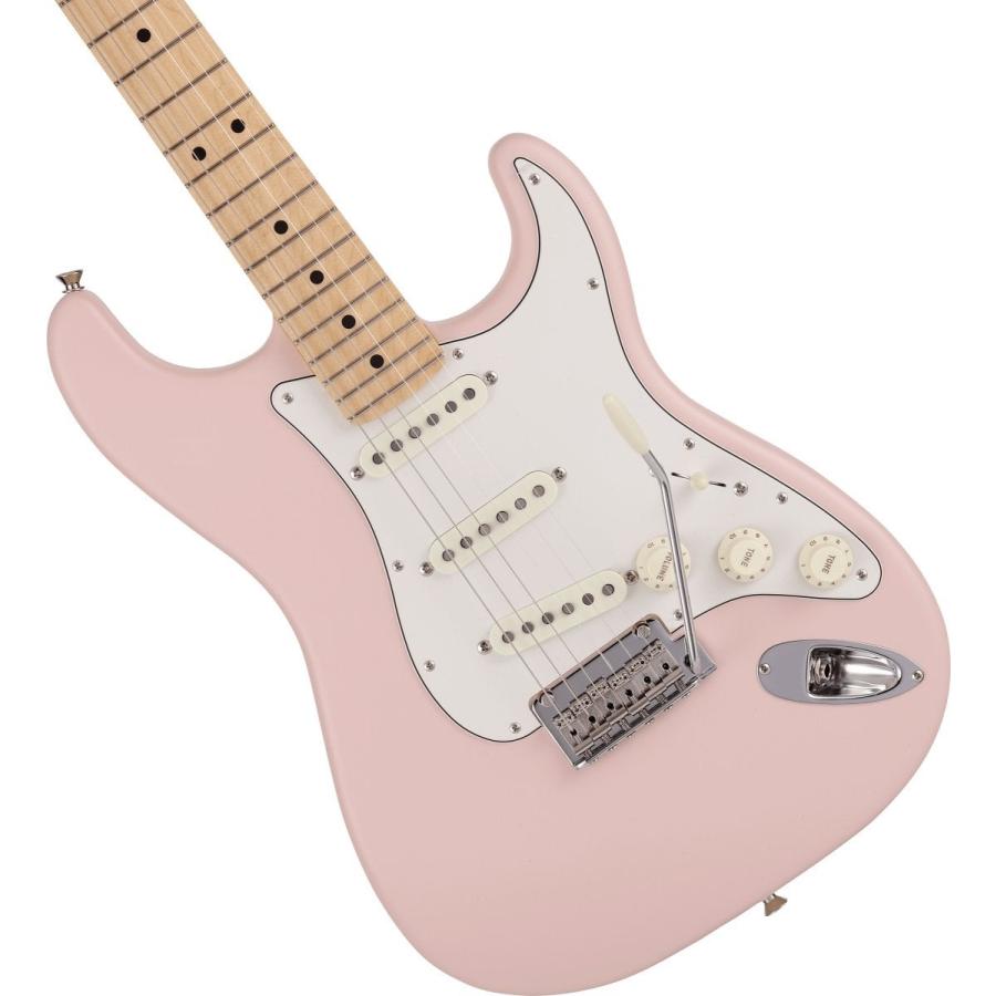 Fender / Made in Japan Junior Collection Stratocaster Maple FB Satin Shell Pink (ショートスケール)  BOSS KATANA MINI アンプ付き13点セット！の画像