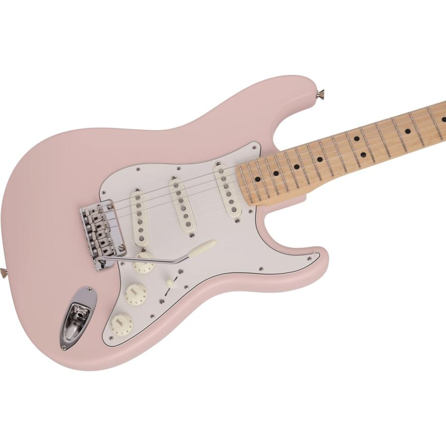 Fender / Made in Japan Junior Collection Stratocaster Maple FB Satin Shell Pink (ショートスケール)  BOSS KATANA MINI アンプ付き13点セット！の画像