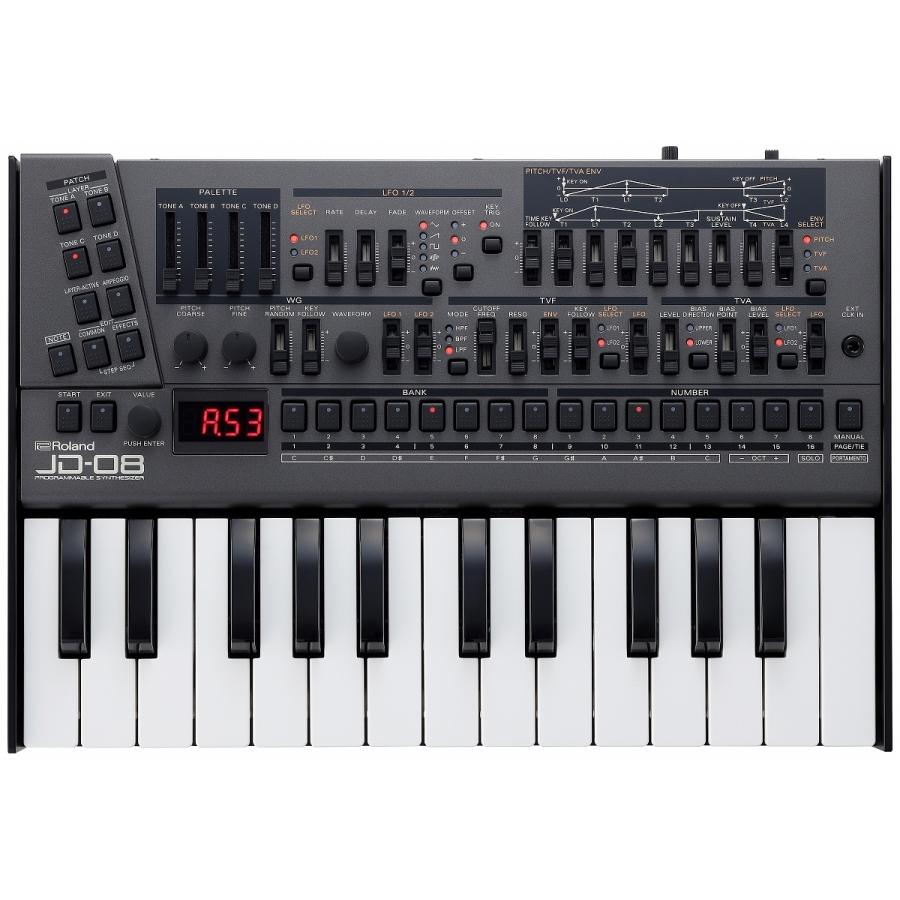 鍵盤楽器 Roland JD-08 + K-25M ローランド Roland JD-08+K-25M【専用鍵盤セット】 : イケベ楽器