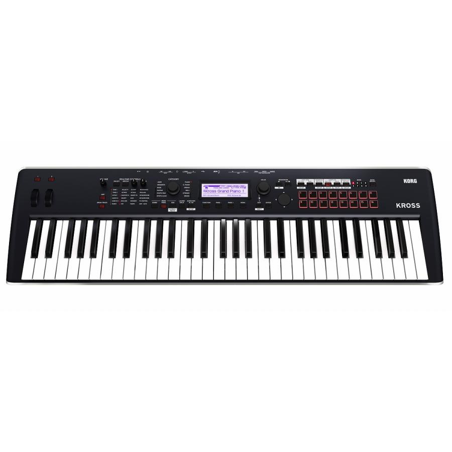 KORG コルグ / KROSS2 61 DB (Dark Blue) (背負える専用ソフト・ケース