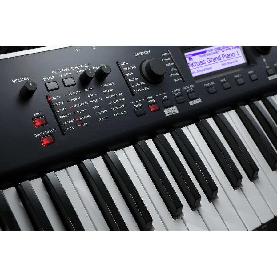 KORG コルグ / KROSS2 61 DB (Dark Blue) (背負える専用ソフト・ケース