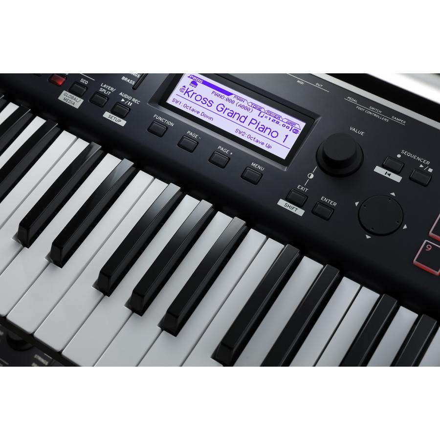 KORG コルグ / KROSS2 61 DB (Dark Blue) (背負える専用ソフト・ケース