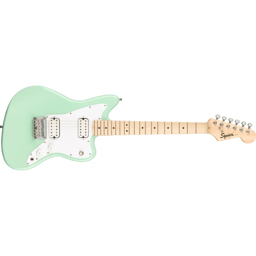 Squier / Mini Jazzmaster HH Maple Surf Green ミニギター FenderFrontman10Gアンプ付属エレキギター初心者セット｜ishibashi｜05