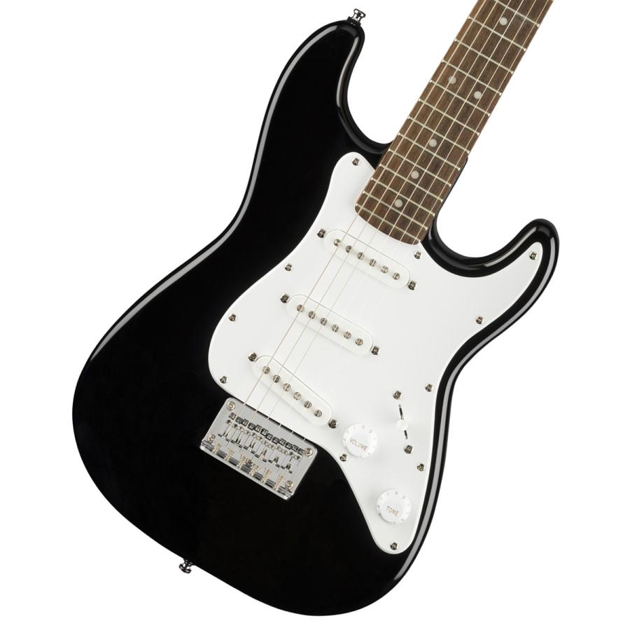 Squier / Mini Strat Laurel FB Black ミニギター エレキギター GP-1アンプ付属エレキギター初心者セットR(YRK)_3
