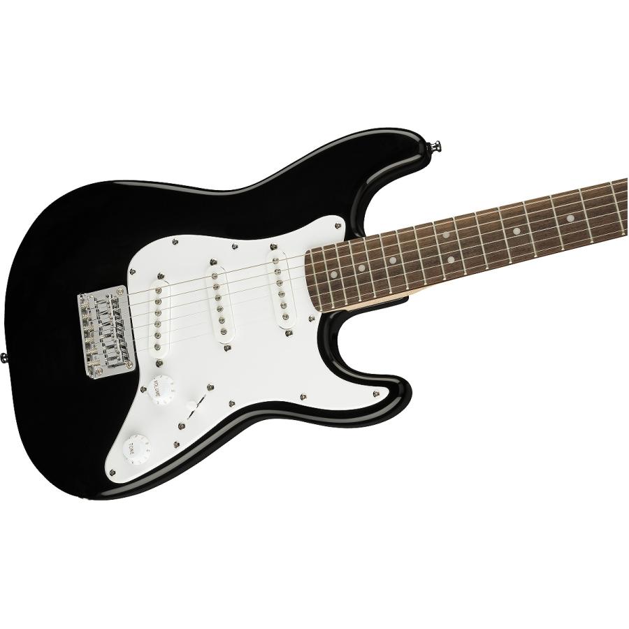 Squier / Mini Strat Laurel FB Black ミニギター エレキギター GP-1アンプ付属エレキギター初心者セットR(YRK)_6