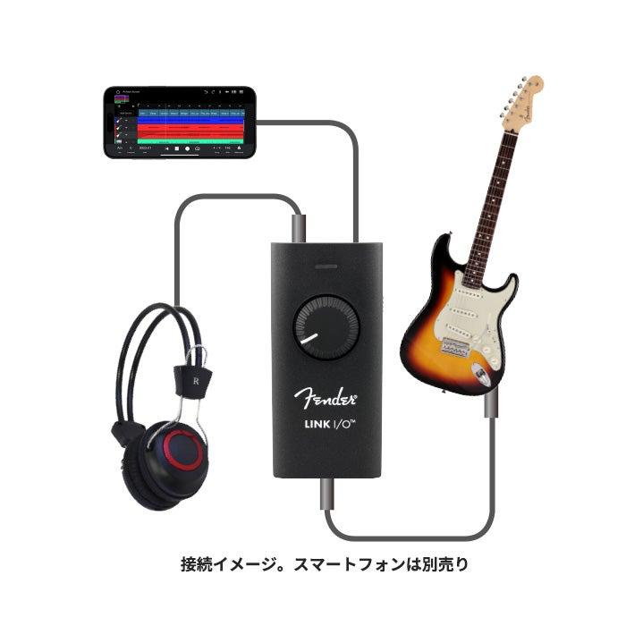 Squier by Fender/Mini Stratocaster MapleFB WhitePG California Blue(コンパクトエレキギター)録音＆セッションで上達！Fender Link I/O付き13点セット(YRK)の画像