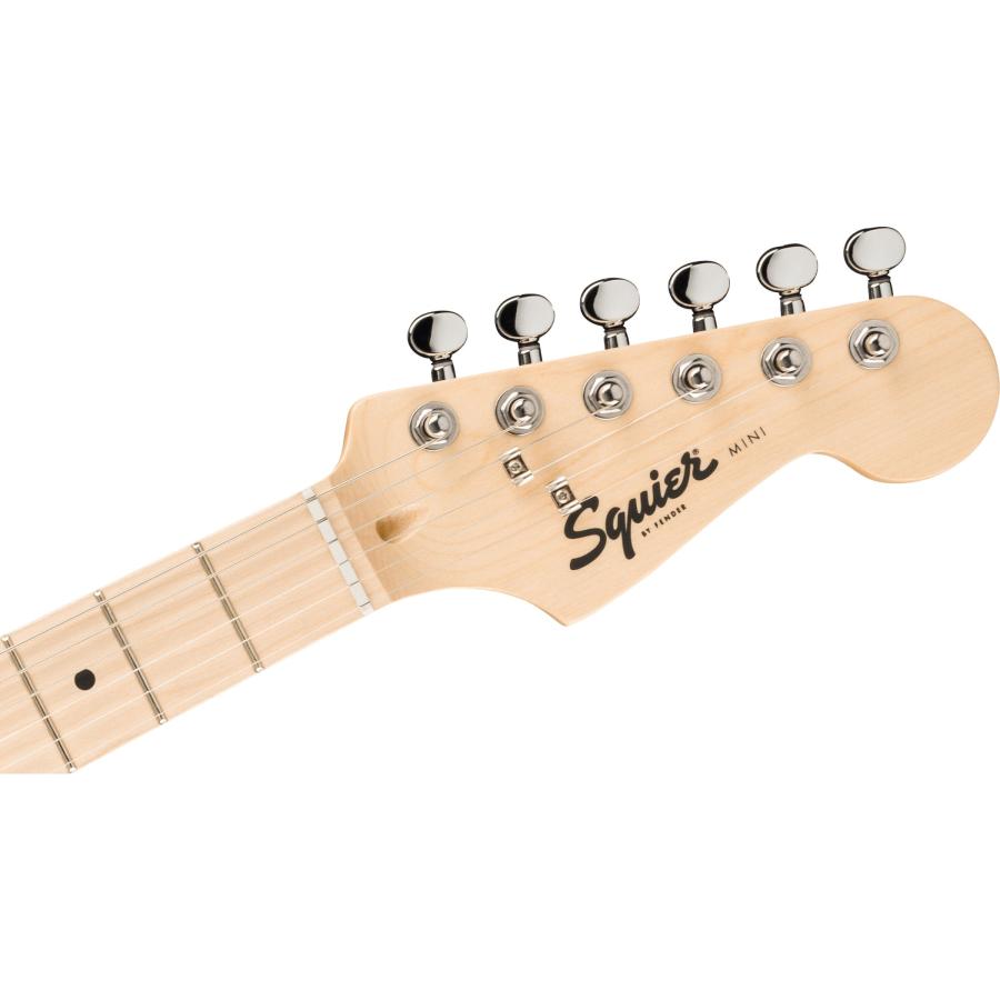 Squier by Fender / Mini Stratocaster Maple FB White Pickguard Sea Foam Green (コンパクトエレキギター)BOSS KATANA MINI アンプ付き13点セット！(YRK)の画像