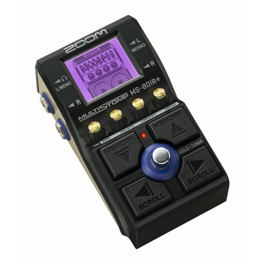 m*n様 ZOOM MULTISTOMP MS-80IR+ 未登録 使用回数１回 ズーム（zoom） (無償オンラインユーザー登録で安心の3年間製品保証