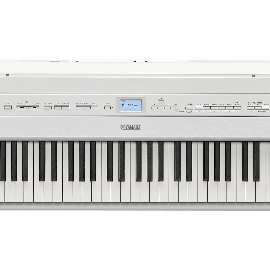 YAMAHA ヤマハ / P-525WH [専用スタンド+ペダルユニット ヘッドホン(HPH-50) 高低自在椅子セット] 電子ピアノ (お手入れセットプレゼント)(お取り寄せ商品)の画像