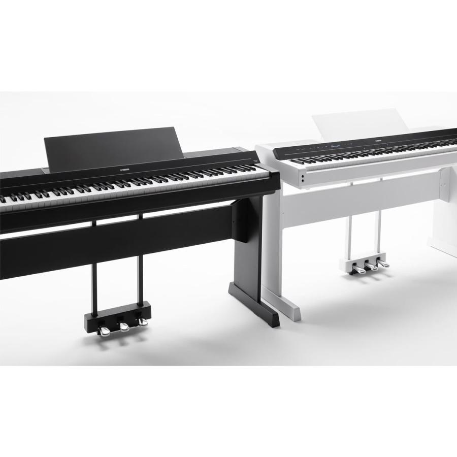 YAMAHA ヤマハ / P-S500WH [専用スタンド+ペダルユニット ＆ 高低自在椅子セット] 電子ピアノ (お手入れセットプレゼント)(お取り寄せ商品)の画像