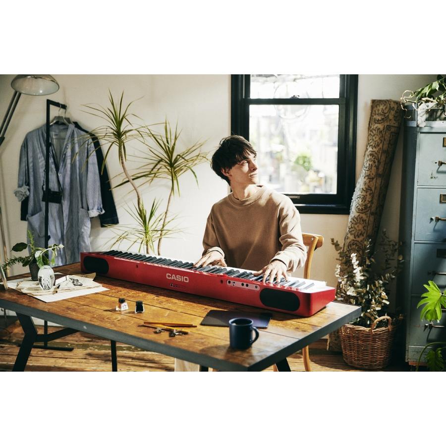CASIO（カシオ） 電子ピアノ Privia PX-S1100RD(レッド) 88鍵盤 スリム 