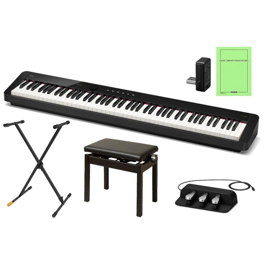 Privia（CASIO） CASIO カシオ / PX-S5000BK(キーボードスタンド、高低 