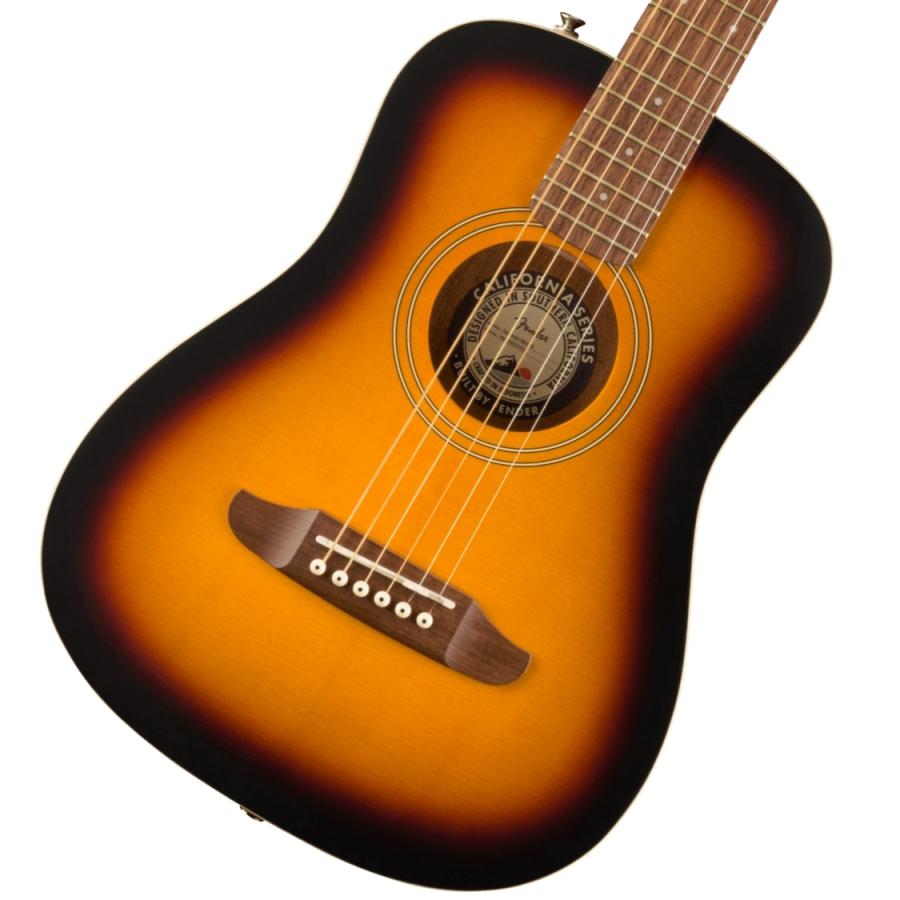 / Redondo Mini Sunburst 【語り】 ミニアコースティックギター フェンダーアコギ入門豪華12点初心者セットR(YRK)