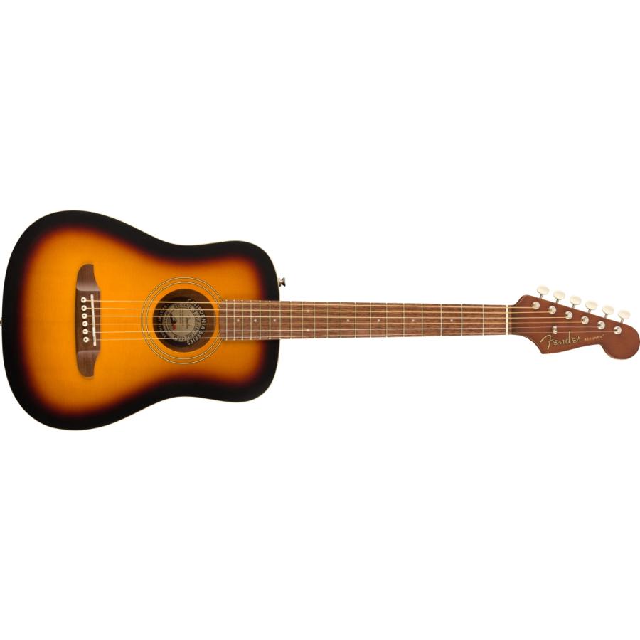/ Redondo Mini Sunburst 【語り】 ミニアコースティックギター フェンダーアコギ入門豪華12点初心者セットR(YRK)
