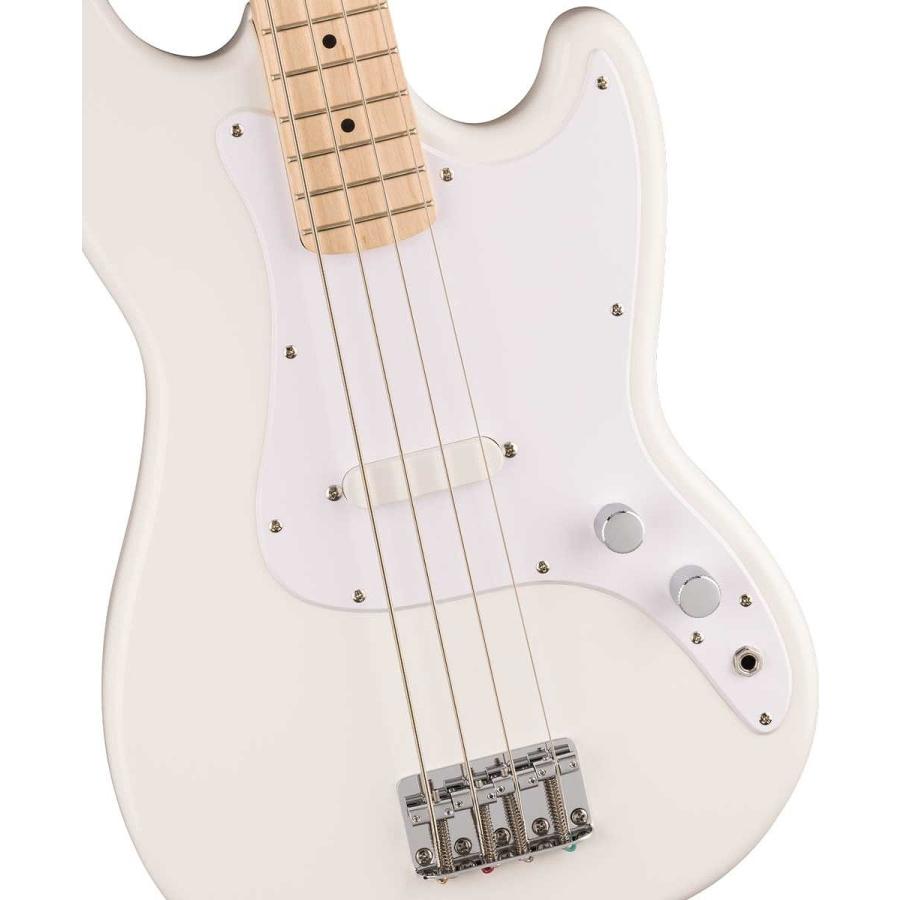 Squier Squier by Fender / Sonic Bronco Bass Maple FB White PG