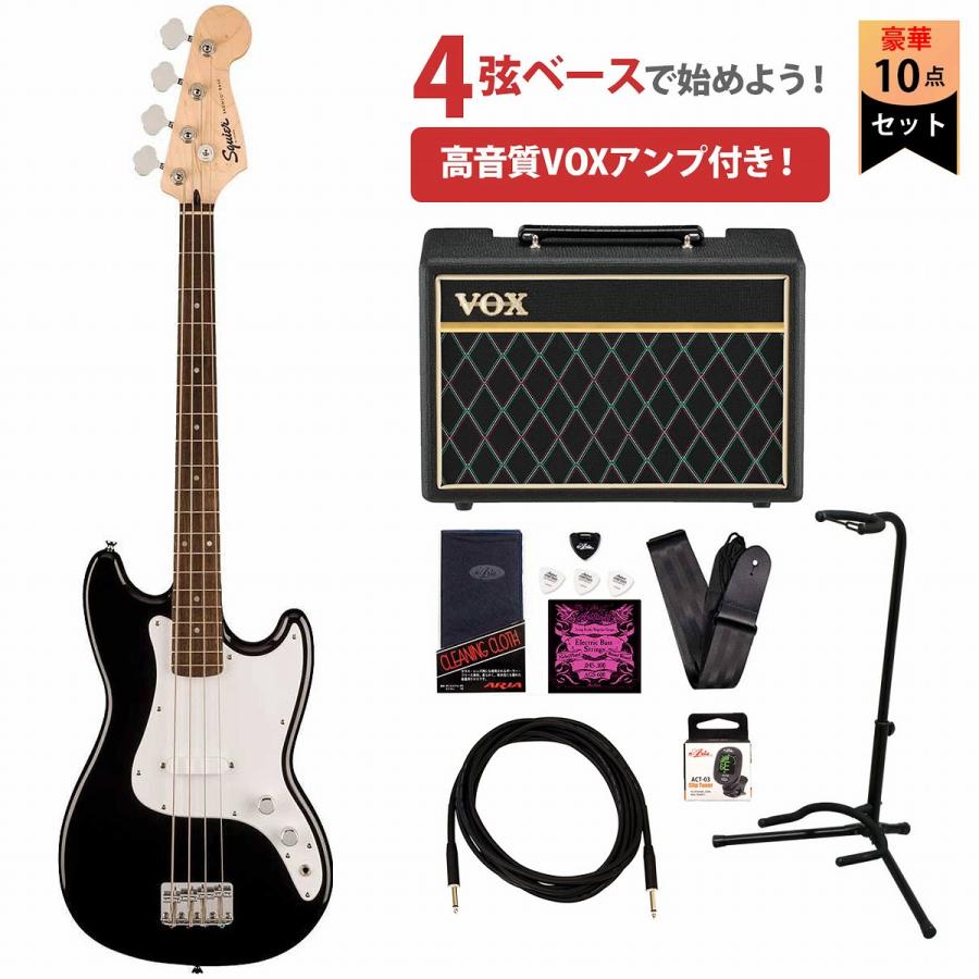 Squier by Fender bronco bass エレキベース ケース付 Amazon.co