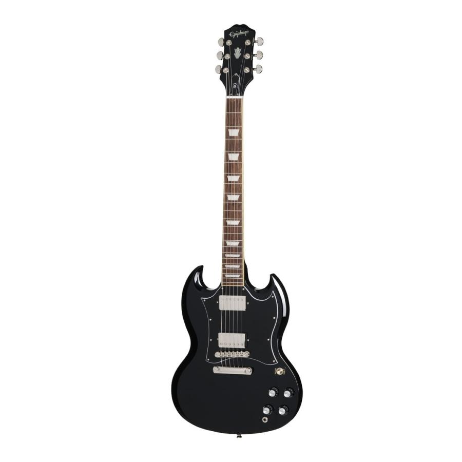 / Inspired by Gibson SG Standard Ebony エピフォン 【Olympia】 GP-1アンプ付属エレキギター初心者セットR(YRK)