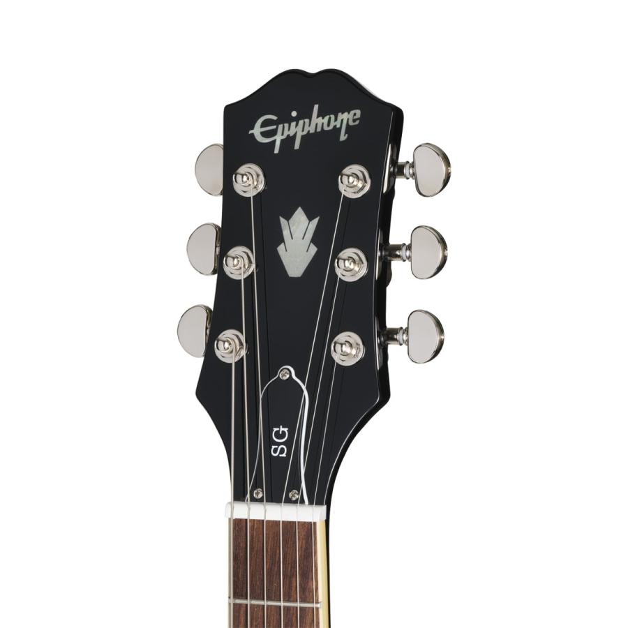 / Inspired by Gibson SG Standard Ebony エピフォン 【Olympia】 GP-1アンプ付属エレキギター初心者セットR(YRK)
