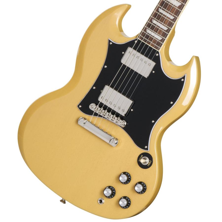 / Inspired by Gibson SG Standard TV Yellow エピフォン 【お年玉】 GP-1アンプ付属エレキギター初心者セットR(YRK)