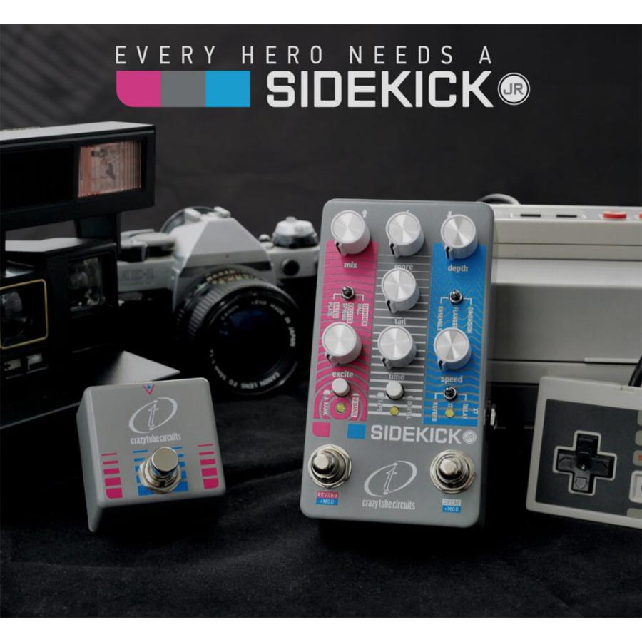 Crazy Tube Circuits / Sidekick Jr + XT Footswitch for