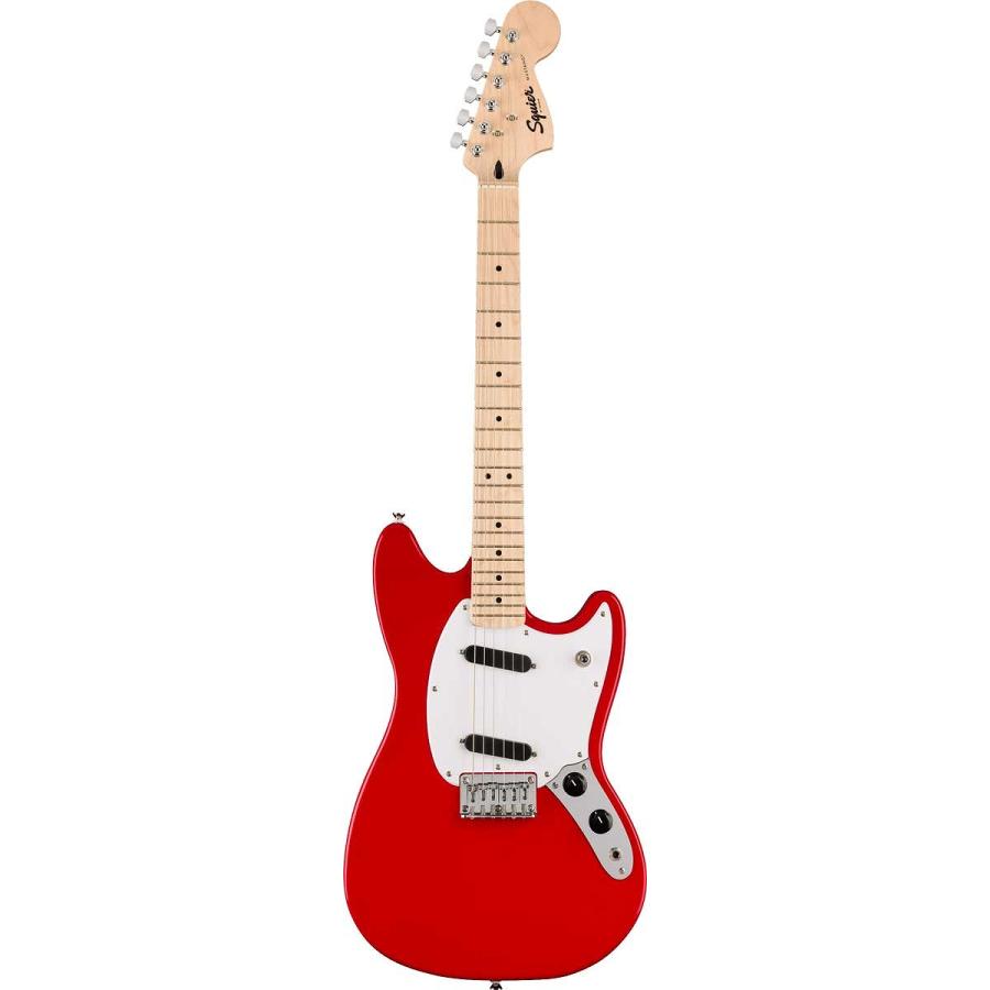 Squier by Fender / Sonic Mustang Maple FB WH PG Torino Red GP-1アンプ付属エレキギター初心者セットR(YRK)_4