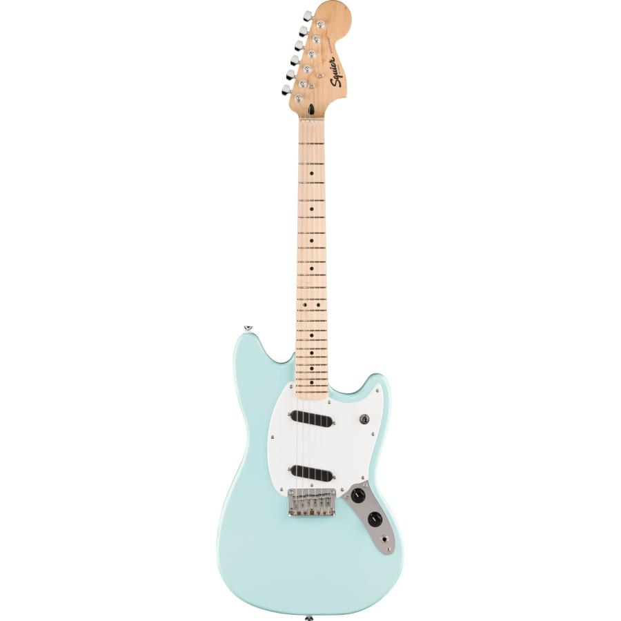 Squier Mustang ホワイト エレキギター Squier by Fender / Sonic Mustang Maple Fingerboard White Pickguard