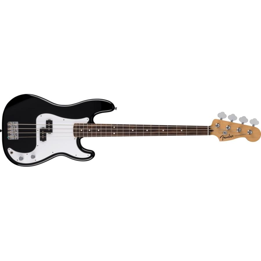 Fender / Standard Precision Bass Laurel Fingerboard White Pickguard Black フェンダー VOXヘッドホンアンプ(AP3-BA)付属エレキベース初心者セットR(YRK)_4