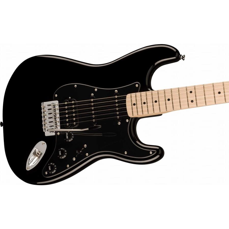 Squier by Fender / Sonic Stratocaster HSS Maple FB BK PG Black PG-10アンプ付属エレキギター初心者セットR(YRK)の画像