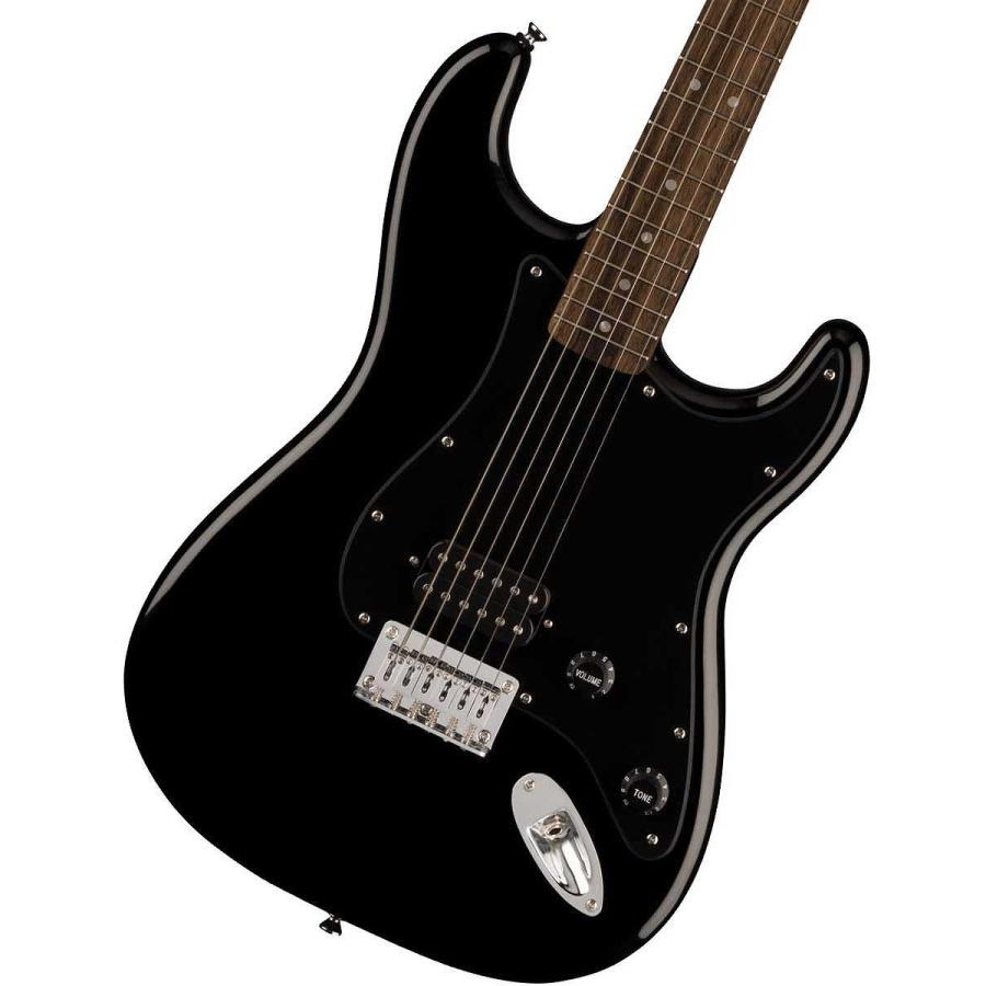 Squier by Fender / Sonic Stratocaster HT H Laurel FB BK PG Black YAMAHA GA15IIアンプ付属初心者セットR(YRK)_3