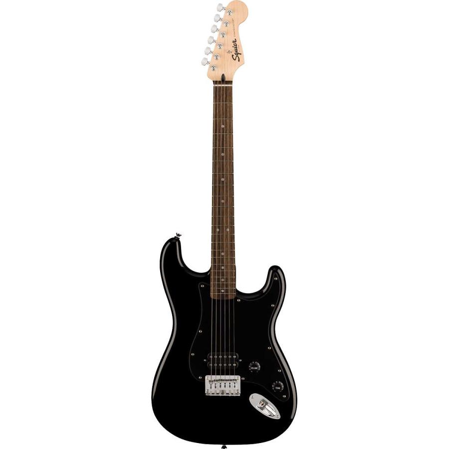 Squier by Fender / Sonic Stratocaster HT H Laurel FB BK PG Black YAMAHA GA15IIアンプ付属初心者セットR(YRK)_4
