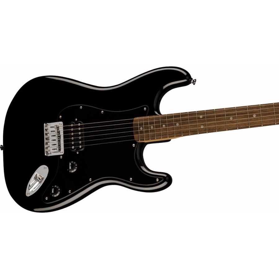 Squier by Fender / Sonic Stratocaster HT H Laurel FB BK PG Black YAMAHA GA15IIアンプ付属初心者セットR(YRK)_5