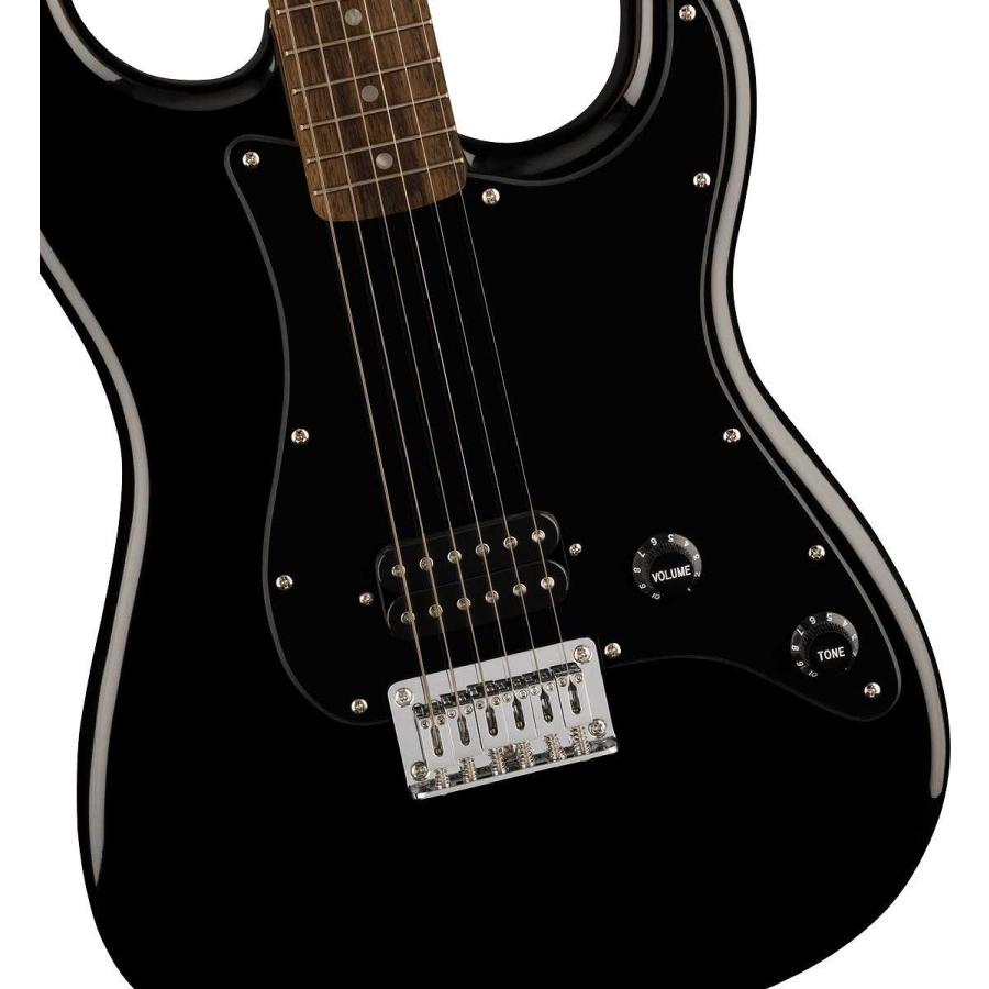 Squier by Fender / Sonic Stratocaster HT H Laurel FB BK PG Black YAMAHA GA15IIアンプ付属初心者セットR(YRK)_6