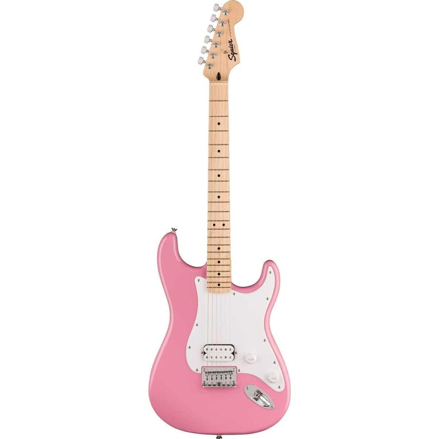 Squier/Sonic Stratocaster HT H Maple Fingerboard White Pickguard Flash Pink FenderFrontman10Gアンプ付属エレキギター初心者セット｜ishibashi｜05