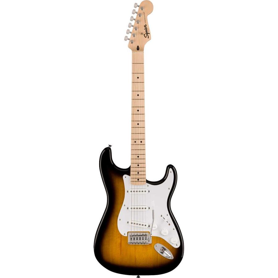 Squier by Fender / Sonic Stratocaster Maple FB WH PG 2-Color Sunburst PG-10アンプ付属エレキギター初心者セットR(YRK)の画像