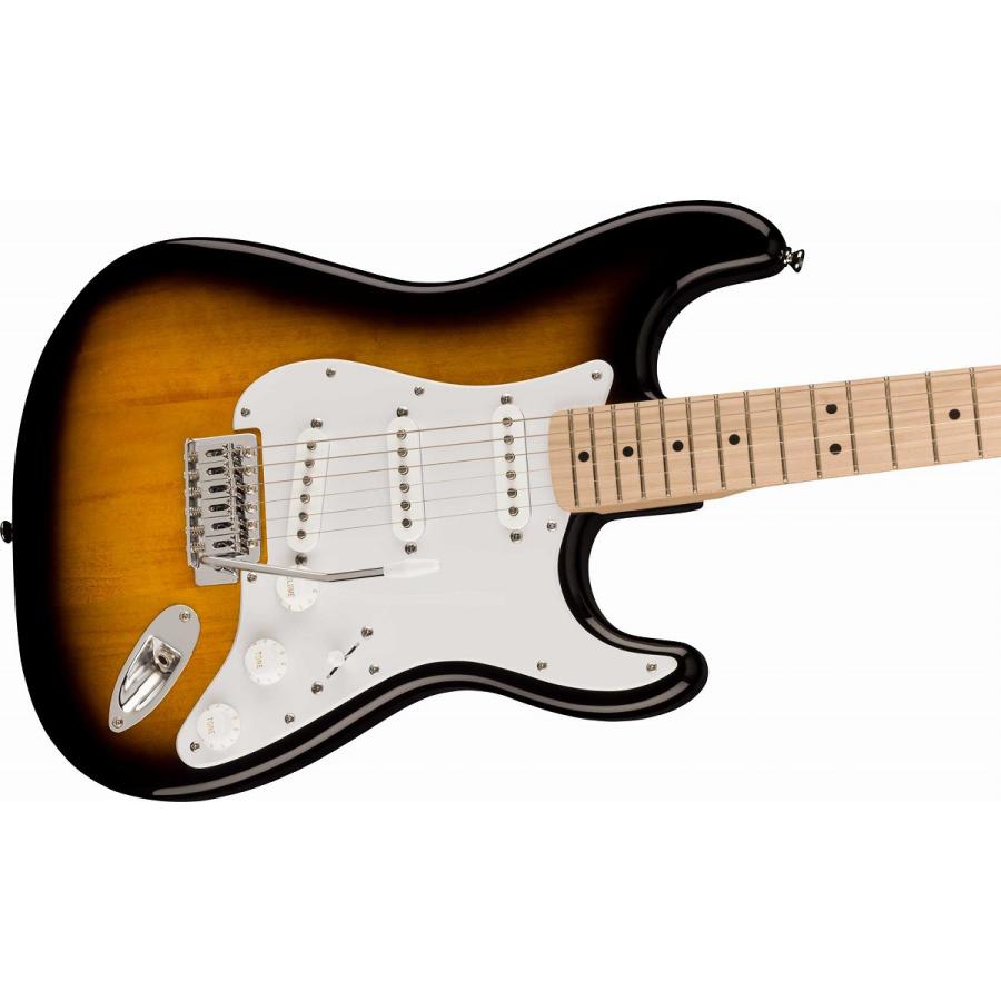 Squier by Fender / Sonic Stratocaster Maple FB WH PG 2-Color Sunburst PG-10アンプ付属エレキギター初心者セットR(YRK)の画像