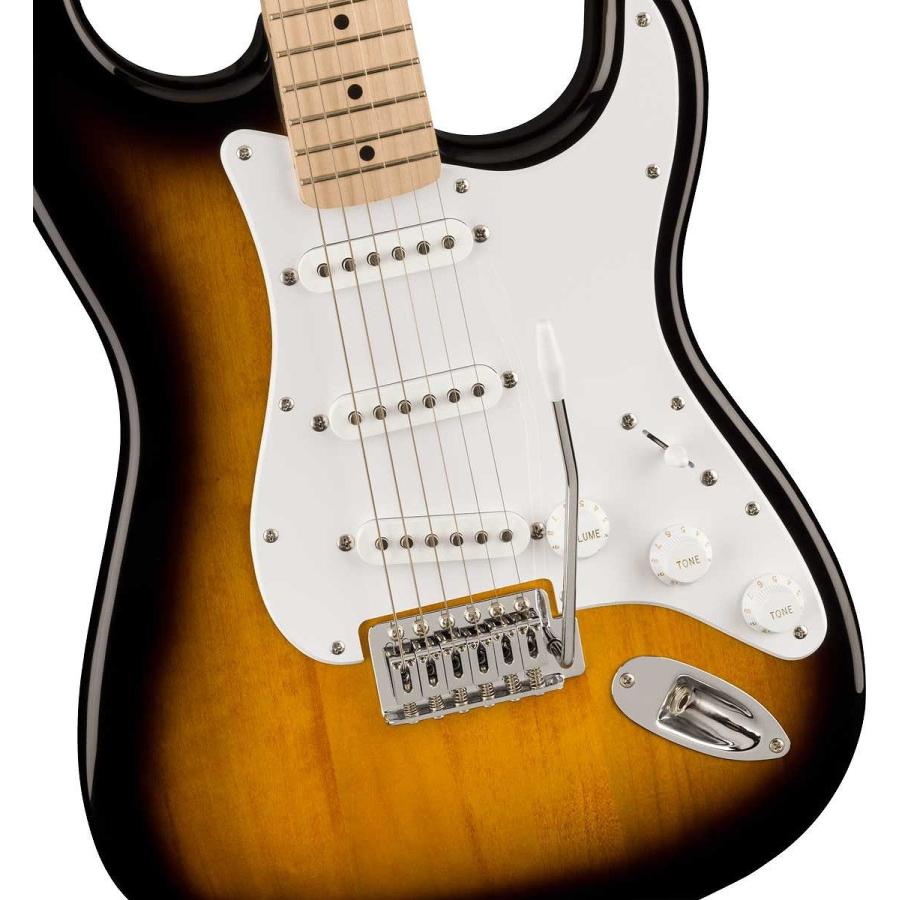 Squier/Sonic Stratocaster Maple Fingerboard White Pickguard 2-Color Sunburst FenderFrontman10Gアンプ付属エレキギター初心者セット｜ishibashi｜08