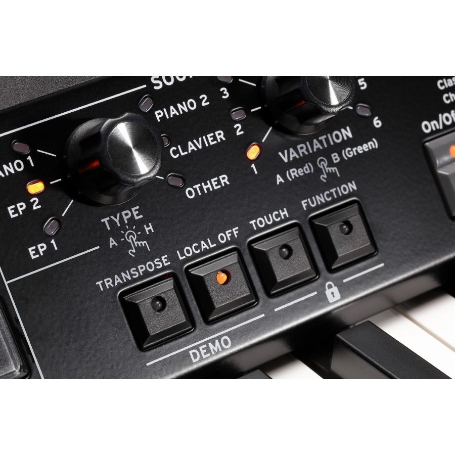 Korg（コルグ）SVー1 76鍵 個人用 キーボードスタンド 専用ペタル付き