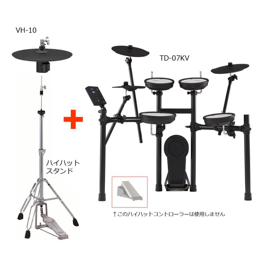18％OFF Roland ローランド VH-10 ハイハット agapeeurope.org