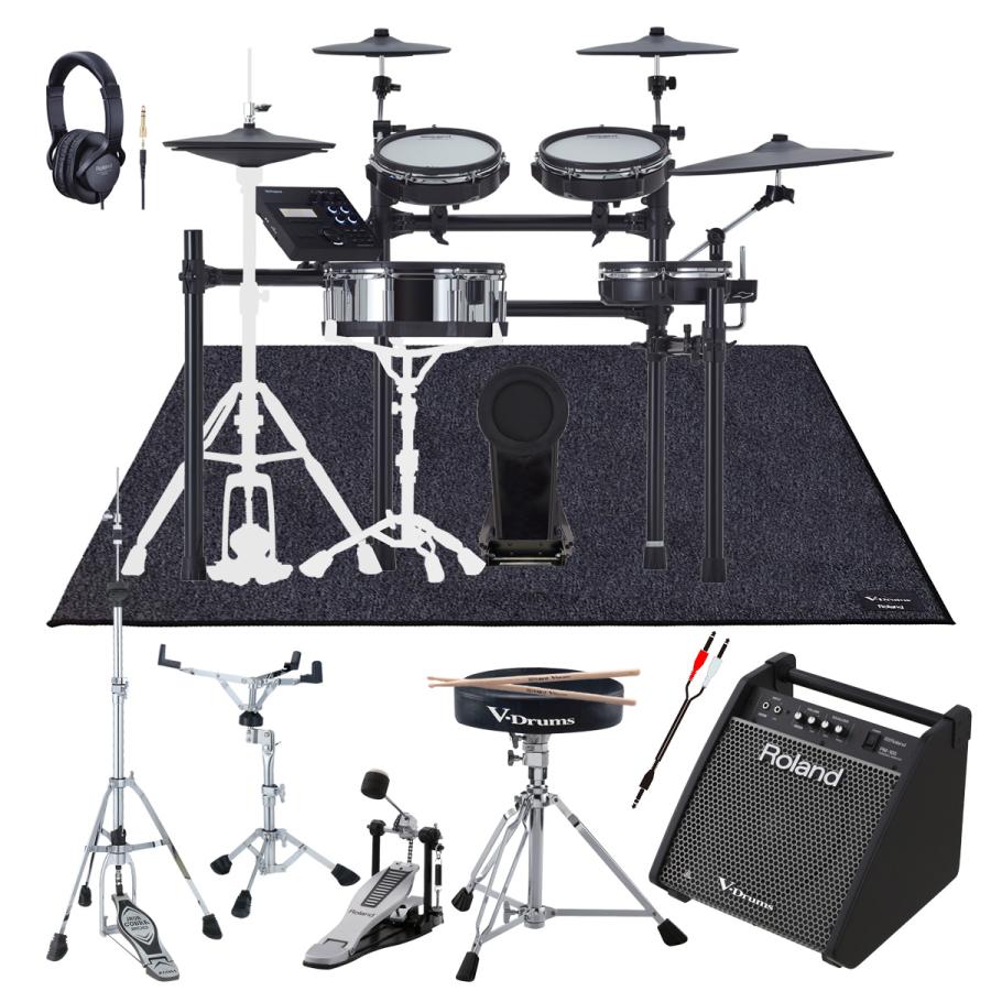 Roland / TD27KV2 + MDSSTD2 DAPオプションフルセット w/Vドラムマット+PM100モニタースピーカー 80