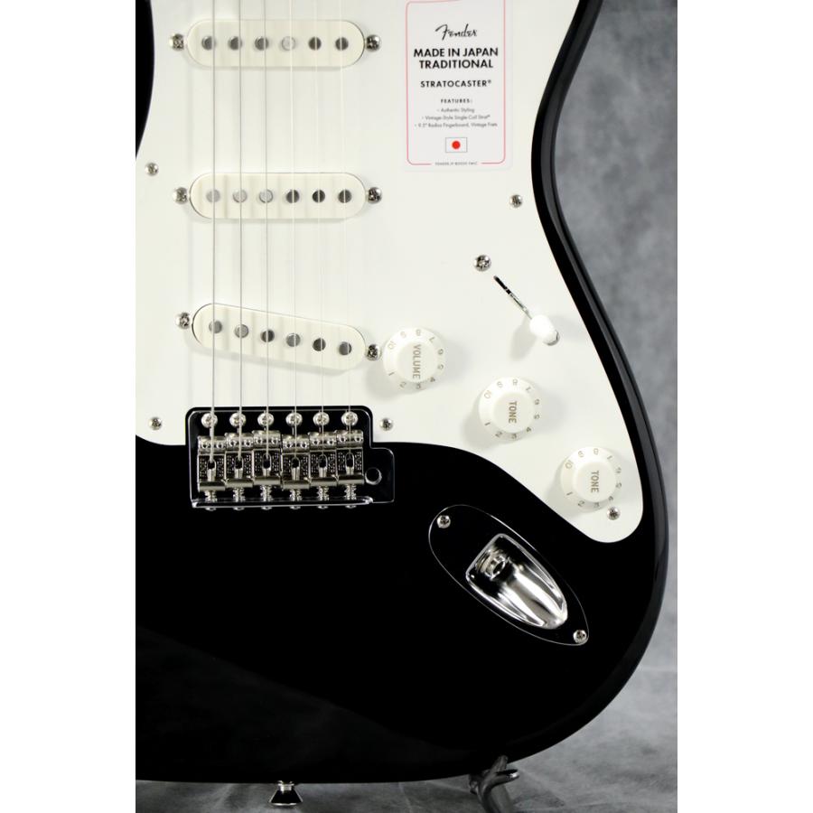 Fender / Made in Japan Traditional 50s Stratocaster Maple FB Black Marshall MG10アンプ付属エレキギター初心者セットR(YRK)の画像