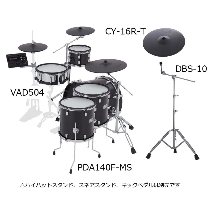 Roland / VAD504 3シンバル2フロアタム拡張 V-Drums Acoustic Design 電子ドラムキット(YRK)(お取り寄せ商品)