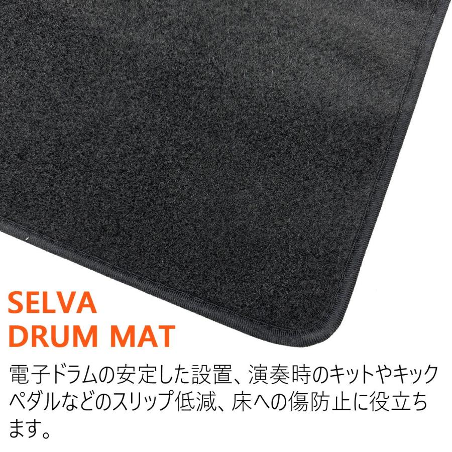Roland / VQD106 PEARLのキックペダルとイスを採用したフルセット w/SELVAドラムマットの画像
